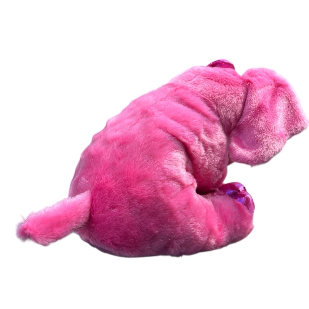 Aurora World Girlz Nation Pink Elephant Bow Plush, 9" like new - Picture 5 of 7